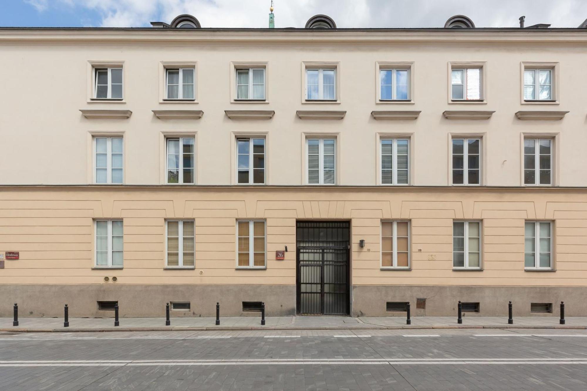 Miodowa Apartment Krasinski Garden Warsaw By Noclegi Renters Exterior photo